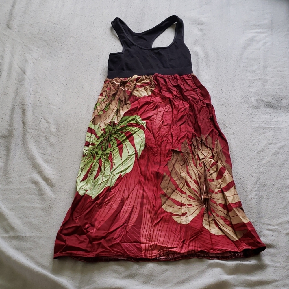 Hawaiian pareo dress